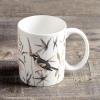 image:imageMaison d Hermine Coffee Mug with Handles Fine Bone China Mugs Pack of One Tea Cups for Hot Beverages Cappuccino Latte Home Restaurant Hotel Spring Summer Summer Floral  Cornflower 12 Ounce022  Meadow Florals  Brown Perfect Pasture