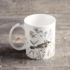 image:imageMaison d Hermine Coffee Mug with Handles Fine Bone China Mugs Pack of One Tea Cups for Hot Beverages Cappuccino Latte Home Restaurant Hotel Spring Summer Summer Floral  Cornflower 12 Ounce022  Meadow Florals  Brown Meadow Mornings