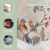 image:imageMaison d Hermine Coffee Mug with Handles Fine Bone China Mugs Pack of One Tea Cups for Hot Beverages Cappuccino Latte Home Restaurant Hotel Spring Summer Summer Floral  Cornflower 12 Ounce028  Equinoxe  Beige Sparrows