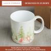image:imageMaison d Hermine Coffee Mug with Handles Fine Bone China Mugs Pack of One Tea Cups for Hot Beverages Cappuccino Latte Home Restaurant Hotel Spring Summer Summer Floral  Cornflower 12 Ounce044  Winter Morning  Hoge Veluwe