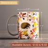 image:imageMaison d Hermine Coffee Mug with Handles Fine Bone China Mugs Pack of One Tea Cups for Hot Beverages Cappuccino Latte Home Restaurant Hotel Spring Summer Summer Floral  Cornflower 12 Ounce006  SousBois  Pack of 2