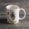 image:imageMaison d Hermine Coffee Mug with Handles Fine Bone China Mugs Pack of One Tea Cups for Hot Beverages Cappuccino Latte Home Restaurant Hotel Spring Summer Summer Floral  Cornflower 12 Ounce017  Campagne  Coq