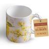image:imageMaison d Hermine Coffee Mug with Handles Fine Bone China Mugs Pack of One Tea Cups for Hot Beverages Cappuccino Latte Home Restaurant Hotel Spring Summer Summer Floral  Cornflower 12 Ounce010  Candice  Helianthe