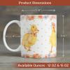 image:imageMaison d Hermine Coffee Mug with Handles Fine Bone China Mugs Pack of One Tea Cups for Hot Beverages Cappuccino Latte Home Restaurant Hotel Spring Summer Summer Floral  Cornflower 12 Ounce041  Ducklings In Spring  Pack of 2