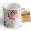 image:imageMaison d Hermine Coffee Mug with Handles Fine Bone China Mugs Pack of One Tea Cups for Hot Beverages Cappuccino Latte Home Restaurant Hotel Spring Summer Summer Floral  Cornflower 12 Ounce008  Champ De Mars  Paris