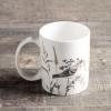 image:imageMaison d Hermine Coffee Mug with Handles Fine Bone China Mugs Pack of One Tea Cups for Hot Beverages Cappuccino Latte Home Restaurant Hotel Spring Summer Summer Floral  Cornflower 12 Ounce022  Meadow Florals  Brown Perfect Pasture