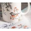 image:imageMaison d Hermine Coffee Mug with Handles Fine Bone China Mugs Pack of One Tea Cups for Hot Beverages Cappuccino Latte Home Restaurant Hotel Spring Summer Summer Floral  Cornflower 12 Ounce030  Whitish Shabby Chique  Winter Berries