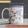 image:imageMaison d Hermine Coffee Mug with Handles Fine Bone China Mugs Pack of One Tea Cups for Hot Beverages Cappuccino Latte Home Restaurant Hotel Spring Summer Summer Floral  Cornflower 12 Ounce039  Summer Floral  Cornflower