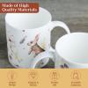 image:imageMaison d Hermine Coffee Mug with Handles Fine Bone China Mugs Pack of One Tea Cups for Hot Beverages Cappuccino Latte Home Restaurant Hotel Spring Summer Summer Floral  Cornflower 12 Ounce042  Easter Zest  Pack of 2