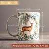 image:imageMaison d Hermine Coffee Mug with Handles Fine Bone China Mugs Pack of One Tea Cups for Hot Beverages Cappuccino Latte Home Restaurant Hotel Spring Summer Summer Floral  Cornflower 12 Ounce018  Holly Time  Biche