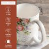 image:imageMaison d Hermine Coffee Mug with Handles Fine Bone China Mugs Pack of One Tea Cups for Hot Beverages Cappuccino Latte Home Restaurant Hotel Spring Summer Summer Floral  Cornflower 12 Ounce008  Champ De Mars  Paris