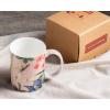 image:imageMaison d Hermine Coffee Mug with Handles Fine Bone China Mugs Pack of One Tea Cups for Hot Beverages Cappuccino Latte Home Restaurant Hotel Spring Summer Summer Floral  Cornflower 12 Ounce026  Canne  Fargesia