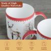 image:imageMaison d Hermine Coffee Mug with Handles Fine Bone China Mugs Pack of One Tea Cups for Hot Beverages Cappuccino Latte Home Restaurant Hotel Spring Summer Summer Floral  Cornflower 12 Ounce043  Rural Christmas  Gotaland