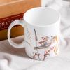 image:imageMaison d Hermine Coffee Mug with Handles Fine Bone China Mugs Pack of One Tea Cups for Hot Beverages Cappuccino Latte Home Restaurant Hotel Spring Summer Summer Floral  Cornflower 12 Ounce025  Meadow Florals  Beige  Pack of 2