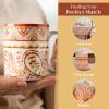 image:imageMaison d Hermine Coffee Mug with Handles Fine Bone China Mugs Pack of One Tea Cups for Hot Beverages Cappuccino Latte Home Restaurant Hotel Spring Summer Summer Floral  Cornflower 12 Ounce027  Palatial Paisley  Indian Summer