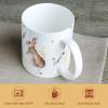 image:imageMaison d Hermine Coffee Mug with Handles Fine Bone China Mugs Pack of One Tea Cups for Hot Beverages Cappuccino Latte Home Restaurant Hotel Spring Summer Summer Floral  Cornflower 12 Ounce042  Easter Zest  Rabbits