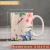 image:imageMaison d Hermine Coffee Mug with Handles Fine Bone China Mugs Pack of One Tea Cups for Hot Beverages Cappuccino Latte Home Restaurant Hotel Spring Summer Summer Floral  Cornflower 12 Ounce026  Canne  Fargesia