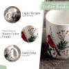 image:imageMaison d Hermine Coffee Mug with Handles Fine Bone China Mugs Pack of One Tea Cups for Hot Beverages Cappuccino Latte Home Restaurant Hotel Spring Summer Summer Floral  Cornflower 12 Ounce015  Morzine  Morzine