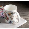 image:imageMaison d Hermine Coffee Mug with Handles Fine Bone China Mugs Pack of One Tea Cups for Hot Beverages Cappuccino Latte Home Restaurant Hotel Spring Summer Summer Floral  Cornflower 12 Ounce021  Happy Florals  High Summer Butterfliess