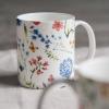 image:imageMaison d Hermine Coffee Mug with Handles Fine Bone China Mugs Pack of One Tea Cups for Hot Beverages Cappuccino Latte Home Restaurant Hotel Spring Summer Summer Floral  Cornflower 12 Ounce032  Just Floral  Pack of 2