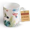 image:imageMaison d Hermine Coffee Mug with Handles Fine Bone China Mugs Pack of One Tea Cups for Hot Beverages Cappuccino Latte Home Restaurant Hotel Spring Summer Summer Floral  Cornflower 12 Ounce005  Tropiques  Colibris