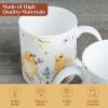 image:imageMaison d Hermine Coffee Mug with Handles Fine Bone China Mugs Pack of One Tea Cups for Hot Beverages Cappuccino Latte Home Restaurant Hotel Spring Summer Summer Floral  Cornflower 12 Ounce042  Easter Zest  Chicks