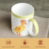 image:imageMaison d Hermine Coffee Mug with Handles Fine Bone China Mugs Pack of One Tea Cups for Hot Beverages Cappuccino Latte Home Restaurant Hotel Spring Summer Summer Floral  Cornflower 12 Ounce041  Ducklings In Spring  Happy Ducklings