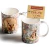 image:imageMaison d Hermine Coffee Mug with Handles Fine Bone China Mugs Pack of One Tea Cups for Hot Beverages Cappuccino Latte Home Restaurant Hotel Spring Summer Summer Floral  Cornflower 12 Ounce019  Mountain Life  Pack of 2
