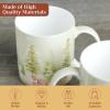image:imageMaison d Hermine Coffee Mug with Handles Fine Bone China Mugs Pack of One Tea Cups for Hot Beverages Cappuccino Latte Home Restaurant Hotel Spring Summer Summer Floral  Cornflower 12 Ounce044  Winter Morning  Veluwezoom