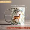image:imageMaison d Hermine Coffee Mug with Handles Fine Bone China Mugs Pack of One Tea Cups for Hot Beverages Cappuccino Latte Home Restaurant Hotel Spring Summer Summer Floral  Cornflower 12 Ounce018  Holly Time  Biche