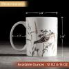 image:imageMaison d Hermine Coffee Mug with Handles Fine Bone China Mugs Pack of One Tea Cups for Hot Beverages Cappuccino Latte Home Restaurant Hotel Spring Summer Summer Floral  Cornflower 12 Ounce022  Meadow Florals  Brown Perfect Pasture