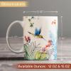 image:imageMaison d Hermine Coffee Mug with Handles Fine Bone China Mugs Pack of One Tea Cups for Hot Beverages Cappuccino Latte Home Restaurant Hotel Spring Summer Summer Floral  Cornflower 12 Ounce005  Tropiques  Colibris