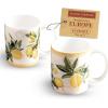 image:imageMaison d Hermine Coffee Mug with Handles Fine Bone China Mugs Pack of One Tea Cups for Hot Beverages Cappuccino Latte Home Restaurant Hotel Spring Summer Summer Floral  Cornflower 12 Ounce004  Limoncello  Pack of 2