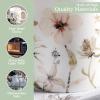 image:imageMaison d Hermine Coffee Mug with Handles Fine Bone China Mugs Pack of One Tea Cups for Hot Beverages Cappuccino Latte Home Restaurant Hotel Spring Summer Summer Floral  Cornflower 12 Ounce020  Ice Florals  Romantic Morning