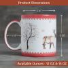 image:imageMaison d Hermine Coffee Mug with Handles Fine Bone China Mugs Pack of One Tea Cups for Hot Beverages Cappuccino Latte Home Restaurant Hotel Spring Summer Summer Floral  Cornflower 12 Ounce043  Rural Christmas  Pack of 2
