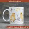 image:imageMaison d Hermine Coffee Mug with Handles Fine Bone China Mugs Pack of One Tea Cups for Hot Beverages Cappuccino Latte Home Restaurant Hotel Spring Summer Summer Floral  Cornflower 12 Ounce042  Easter Zest  Pack of 2