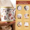 image:imageMaison d Hermine Coffee Mug with Handles Fine Bone China Mugs Pack of One Tea Cups for Hot Beverages Cappuccino Latte Home Restaurant Hotel Spring Summer Summer Floral  Cornflower 12 Ounce009  Happy Florals  Sweety Summer Morning
