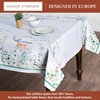 image:imageMaison d Hermine Table Cloth Rectangle Table 100 Cotton 70 x 140 Inches Fall Tablecloth Reusable Everyday Use for Thanksgiving Christmas Decorations Dining Farmhouse Party Snowy World
