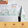 image:imageMaison d Hermine Table Cloth Rectangle Table 100 Cotton 70 x 140 Inches Fall Tablecloth Reusable Everyday Use for Thanksgiving Christmas Decorations Dining Farmhouse Party Snowy World