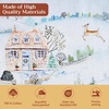 image:imageMaison d Hermine Table Cloth Rectangle Table 100 Cotton 70 x 140 Inches Fall Tablecloth Reusable Everyday Use for Thanksgiving Christmas Decorations Dining Farmhouse Party Snowy World