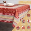 image:imageMaison d Hermine Table Cloth Rectangle Table 100 Cotton 60 x 120 Inches Fall Tablecloth Reusable Everyday Use for Thanksgiving Christmas Decorations Dining Farmhouse Party Sofia