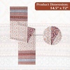 image:imageMaison d Hermine Table Runner 100 Cotton Double Layer Table Runners 72 inches Long for Thanksgiving Christmas Decorations Home Kitchen Dining Party Wedding Fair Isle 145 x 72