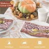 image:imageMaison d Hermine Table Runner 100 Cotton Double Layer Table Runners 72 inches Long for Thanksgiving Christmas Decorations Home Kitchen Dining Party Wedding Fair Isle 145 x 72