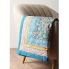 image:imageMaison d Hermine Throw Blanket for Couch Lightweight Soft Warm Breathable Cotton Throw Blankets for Bed Girls Boys Women Men Gifts Sofa Living Room Spring Summer Winter Mornings 50 X 60009  Kerala  Blue