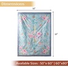 image:imageMaison d Hermine Throw Blanket for Couch Lightweight Soft Warm Breathable Cotton Throw Blankets for Bed Girls Boys Women Men Gifts Sofa Living Room Spring Summer Winter Mornings 50 X 60010  Sweet Rose Lavender  Blue