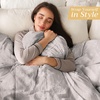 image:imageMaison d Hermine Throw Blanket for Couch Lightweight Soft Warm Breathable Cotton Throw Blankets for Bed Girls Boys Women Men Gifts Sofa Living Room Spring Summer Winter Mornings 50 X 60034  Louxor
