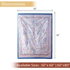 image:imageMaison d Hermine Throw Blanket for Couch Lightweight Soft Warm Breathable Cotton Throw Blankets for Bed Girls Boys Women Men Gifts Sofa Living Room Spring Summer Winter Mornings 50 X 60022  Indian Floral