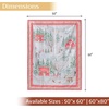 image:imageMaison d Hermine Throw Blanket for Couch Lightweight Soft Warm Breathable Cotton Throw Blankets for Bed Girls Boys Women Men Gifts Sofa Living Room Spring Summer Winter Mornings 50 X 60033  Rural Christmas