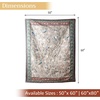 image:imageMaison d Hermine Throw Blanket for Couch Lightweight Soft Warm Breathable Cotton Throw Blankets for Bed Girls Boys Women Men Gifts Sofa Living Room Spring Summer Winter Mornings 50 X 60003  Osaka