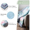 image:imageMaison d Hermine Throw Blanket for Couch Lightweight Soft Warm Breathable Cotton Throw Blankets for Bed Girls Boys Women Men Gifts Sofa Living Room Spring Summer Winter Mornings 50 X 60010  Sweet Rose Lavender  Blue